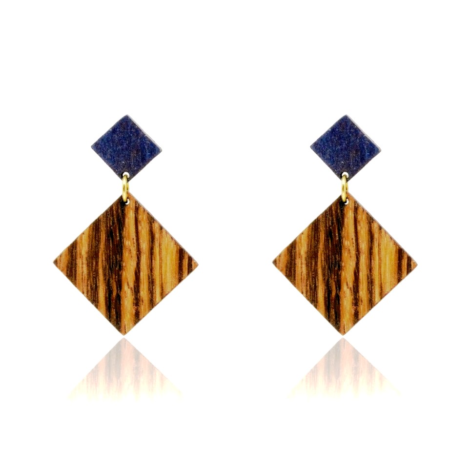 WOODEN EARRINGS