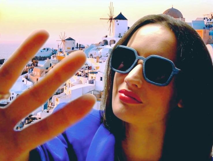 ΞΥΛΙΝΑ ΓΥΑΛΙΑ ΜΠΛΕ - WOODEN SUNGLASSES BLUE