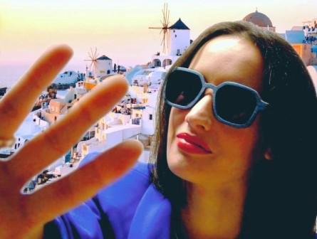 ΞΥΛΙΝΑ ΓΥΑΛΙΑ ΜΠΛΕ_Wooden Sunglasses
