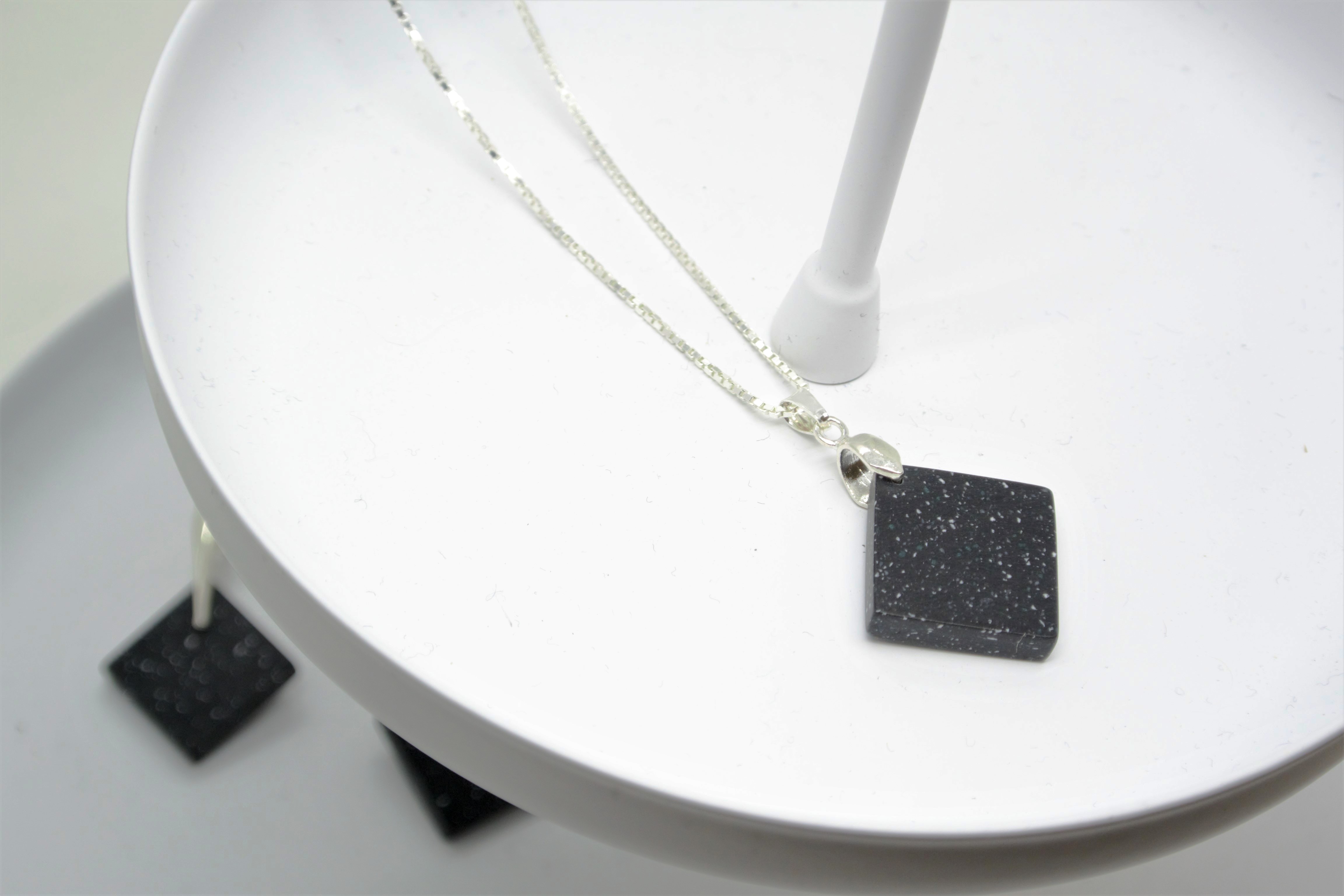 Little Tria Necklase in Deep Nocturne