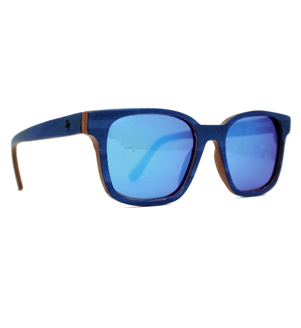 Ξύλινα Γυαλιά Clark in Blue Tulip