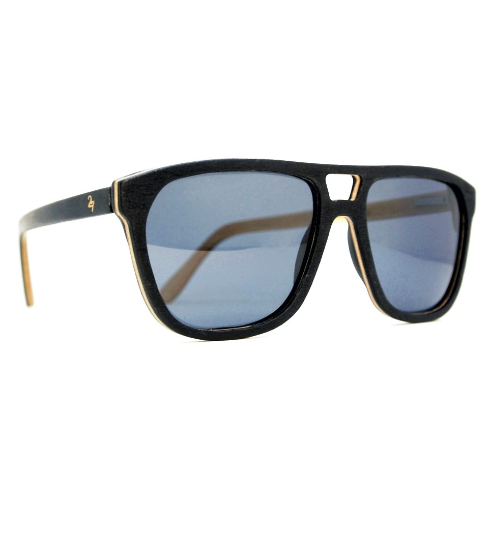 Ξύλινα Γυαλιά Justin in Black Tulip