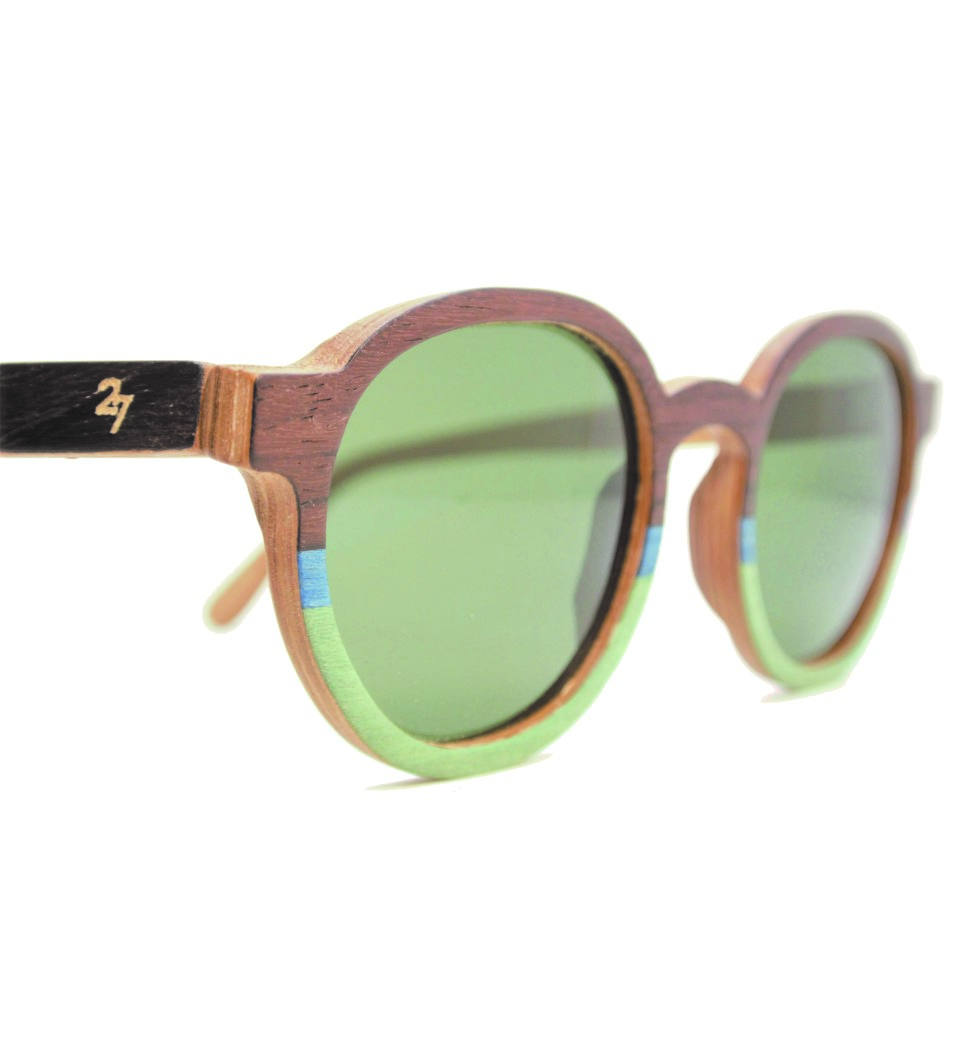 Ξύλινα Γυαλιά Billy in Rosewood and Colors
