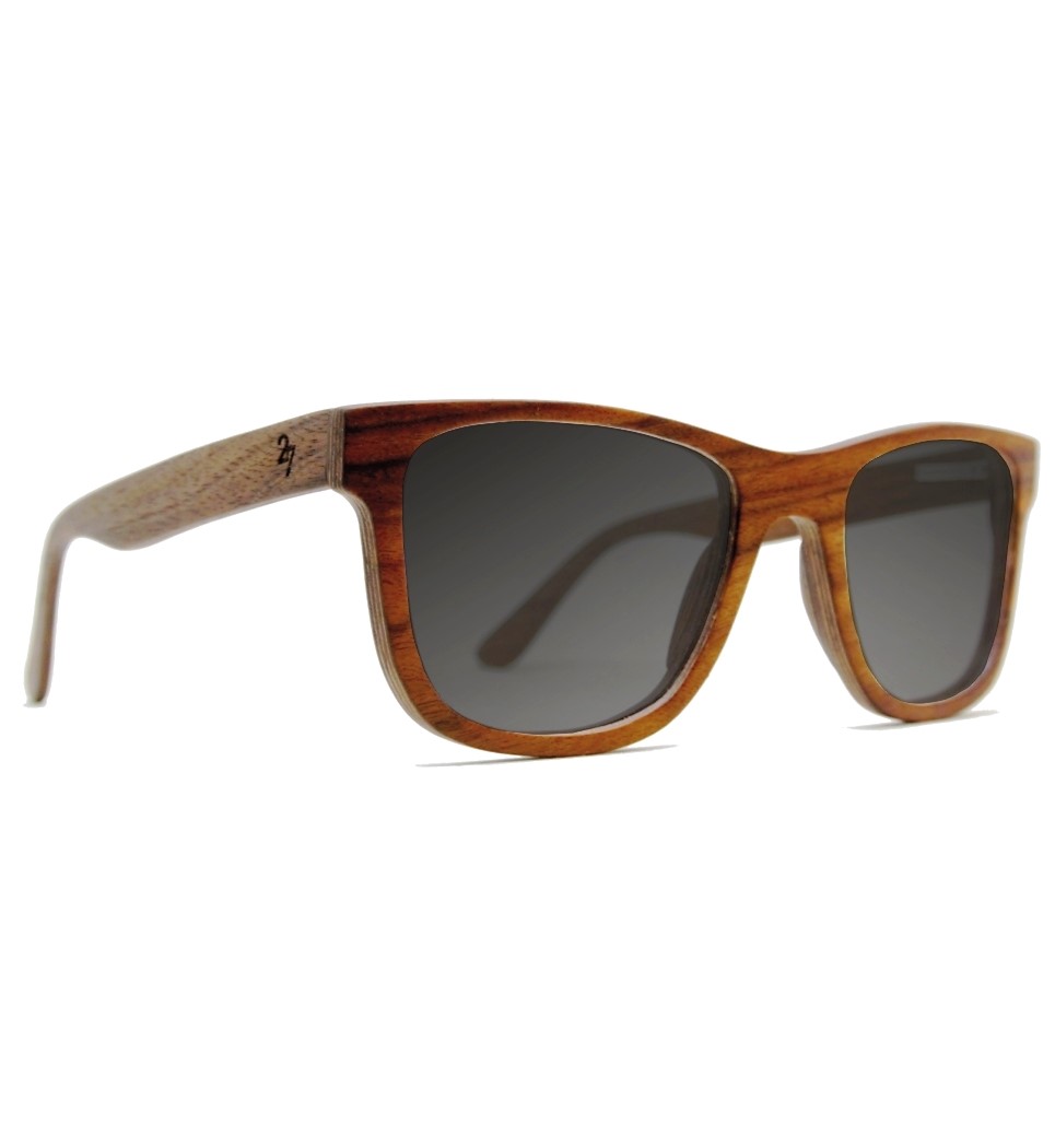 WOODEN SUNGLASSES CHRIS GREY LENSES