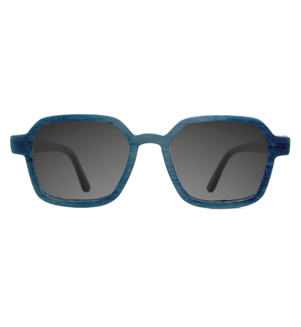 Ξύλινα Γυαλιά Gerber in Blue Tulip