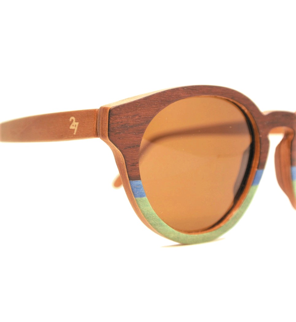 Ξύλινα Γυαλιά Joe in Rosewood and Colors