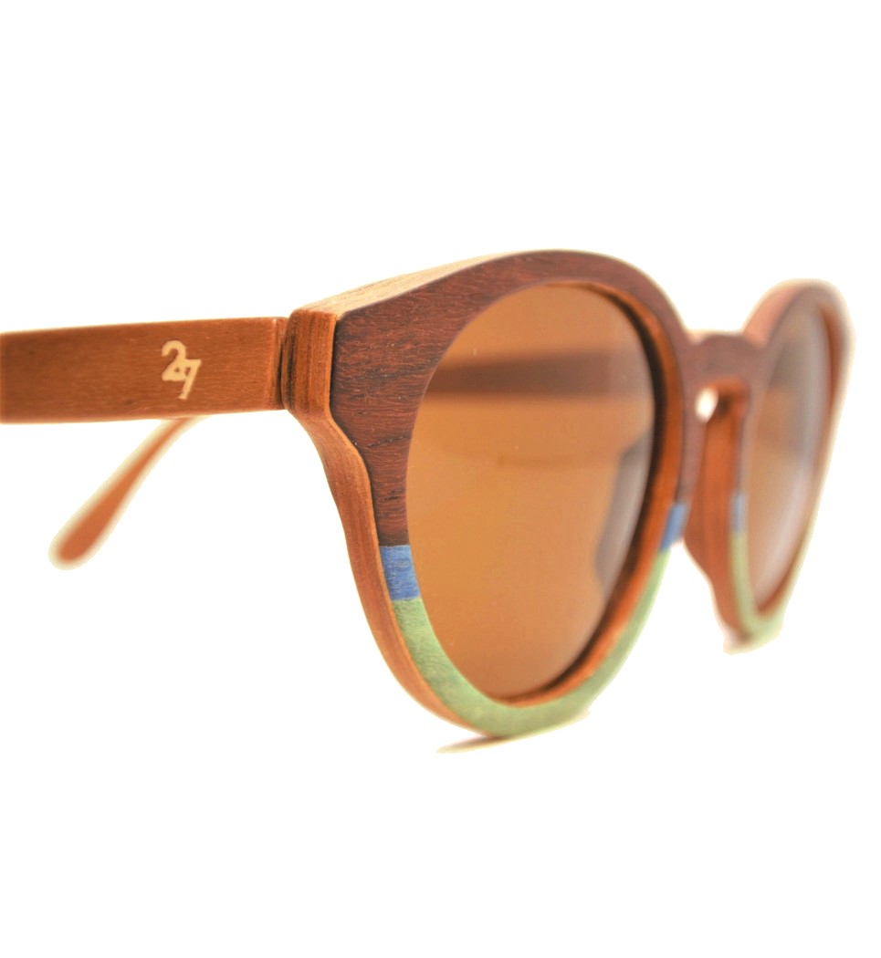 Ξύλινα Γυαλιά Joe in Rosewood and Colors
