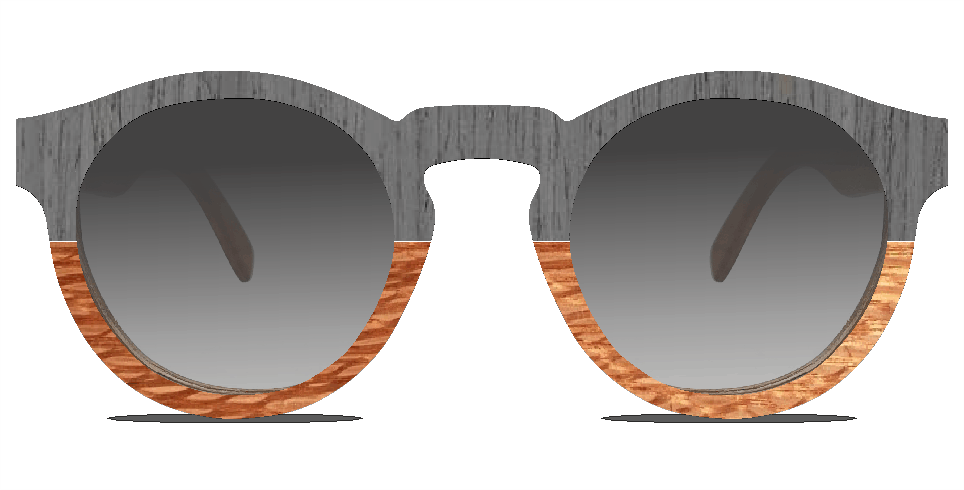 Round Wooden Sunglasses