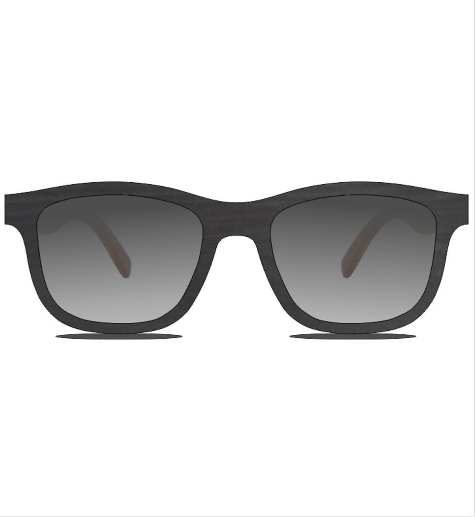 Ξύλινα Γυαλιά Gandy in Black Tulip