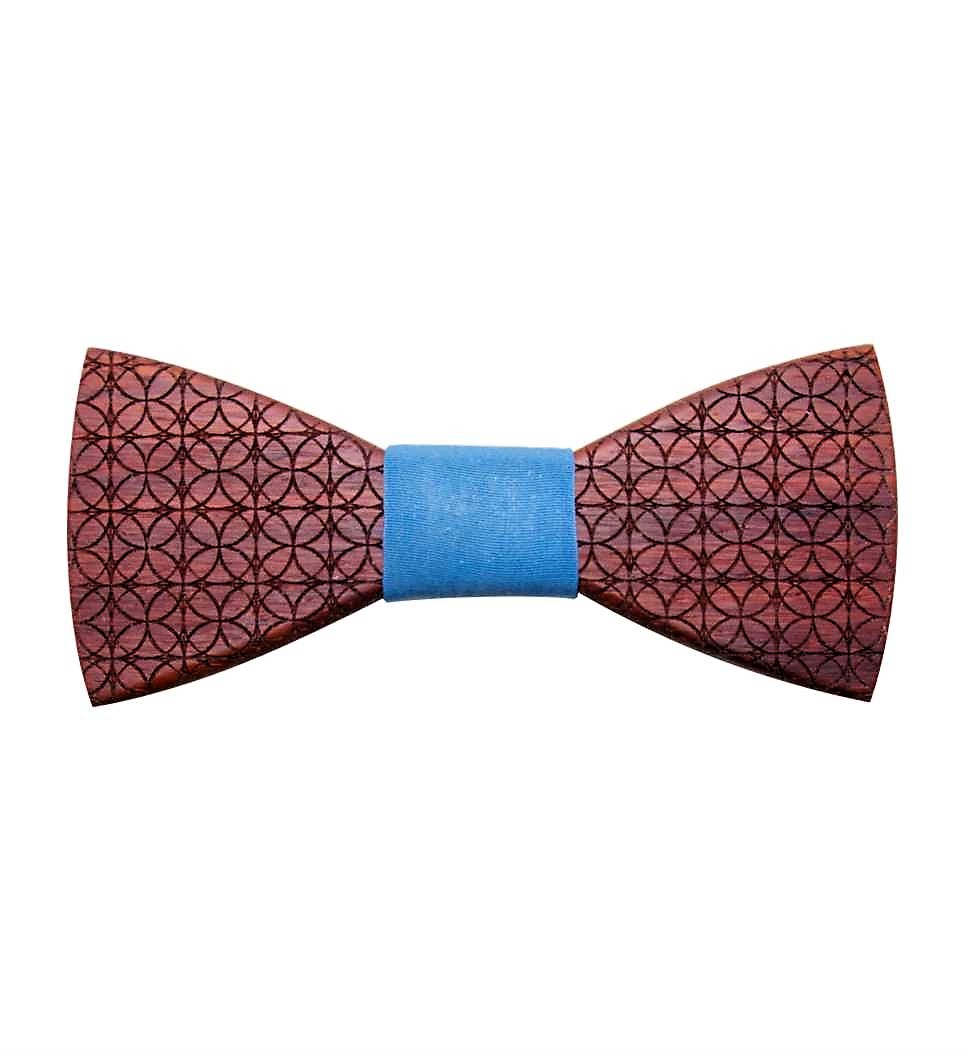 Ξύλινο Παπιγιόν Infinity Padauk