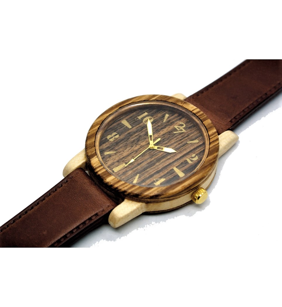 Roundy48 in Maple and Zebrano