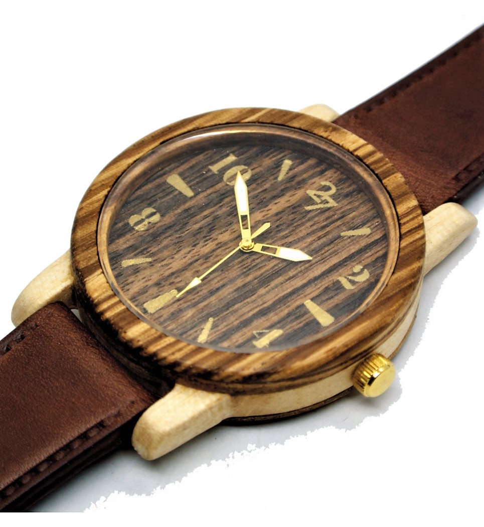 Roundy48 in Maple and Zebrano